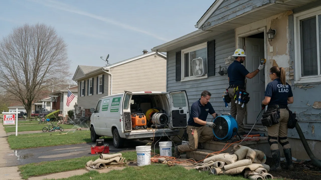 Flood Cleanup in Fords, NJ near me